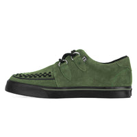 Creeper Sneaker Khaki Green Suede