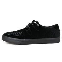 Creeper Sneaker Black Velvet