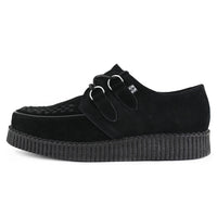 Viva Low Creeper in pelle scamosciata nera