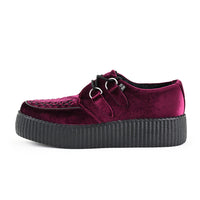 Viva High Creeper Burgundy Velvet