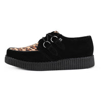 Viva Low Creeper Black / Leopard Suede