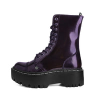 Double Decker 10-Eye Boot Burgundy TUKskin™