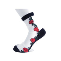 T.U.K. Crew Sock Red Rose Womens